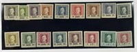 ROMANIA: 1918 Lot of 17 Occupation Stamps