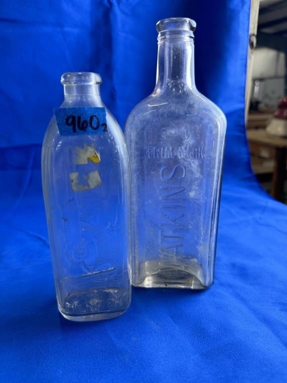 2pc Vintage Bottles