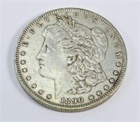1890 S Morgan Silver Dollar - EXTRA FINE