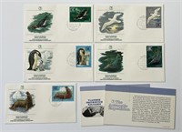 RUSSIA: Five First Day Of Issue Covers Antarctica