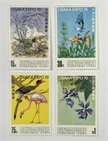 SINGAPORE: 1970 Osaka Expo Complete Set #112-15 M