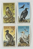 SOUTH WEST AFRICA: Falcon Set #373-376 Mint MNH