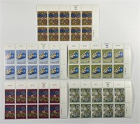 UN: Assortment of Five Different 1983 Blocks of 10