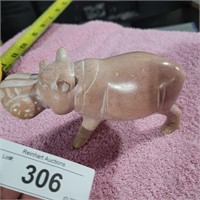 Zawadee soapstone - hippo