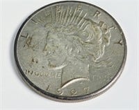 1927 Peace Silver Dollar - EXTRA FINE