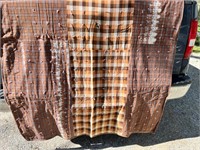 Vintage Tack Quilt Browns-Heavy