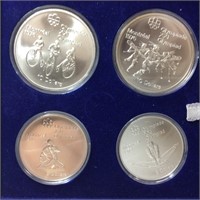 1976 CANADA 4PC OLYMPIC  COIN SET SERIES III EARLY