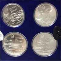 1976 CANADA 4PC OLYMPIC COIN SET SERIES V WATER