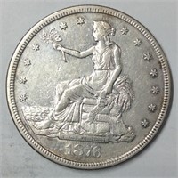 1876-S TRADE $1 CHXF45+