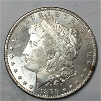 1879-S $1  MS65 FROSTED PROOFLIKE GEM