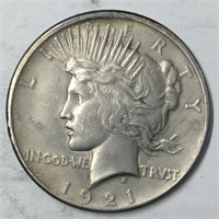 1921 PEACE $1 AU