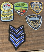 GORGEOUS POLICE CLOTH BADGES / SHIPS