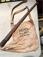 Antique "Horn" Seed Sower w/Wear Damage