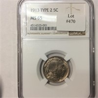 1913 TY2 5C NGC MS65