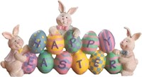 Fun Express Eggs & Easter Bunnies Tabletop Decorat