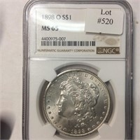1898-O $1 NGC MS65