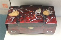 Vintage Japanese Lacquer Jewelry Box
