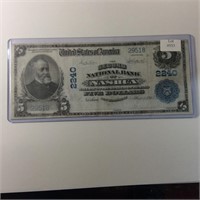 1902 $5 NATIONAL 2ND NATIONAL BANK OF NASHUA, NH
