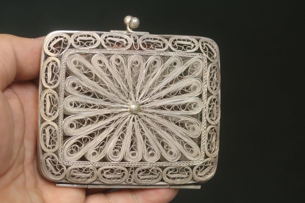 Sterling or 800 silver Card Case