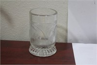 A Pressed Glass Toothpick Holder