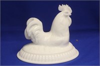 An Imperial Glass Company Chicken Candy Dish Top