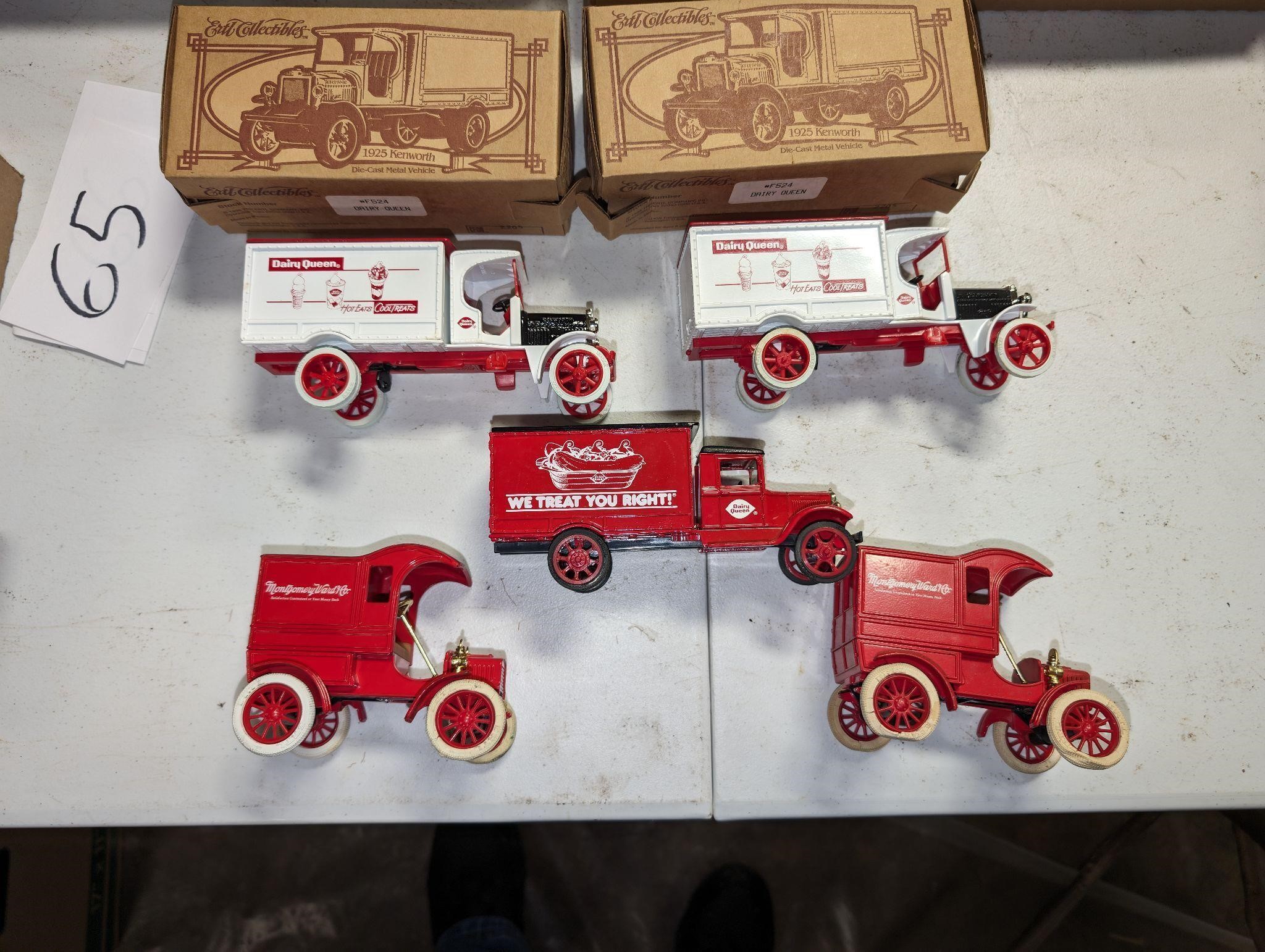 Vintage Truck Banks Dairy Queen, Montgomery Ward