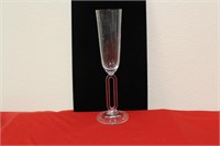 An Etched Bicentennial Champagne Glass