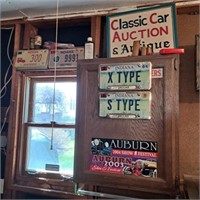 Vintage license Plates, Classic Car Sign