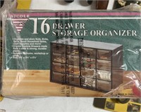 16 drawer storage container