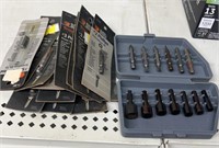 Assorted drill btis and bit set
