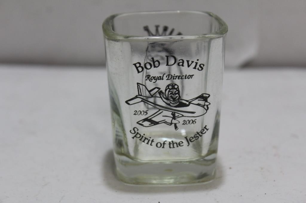 A Bob Davis Shot Glass