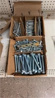 Box of assorted carriage bolts & nuts