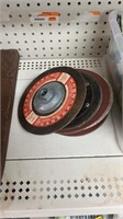 Sanding discs and cutting wheels