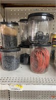 Tubs of assorted O rings