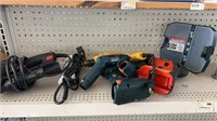 Assorted electric & battery tools