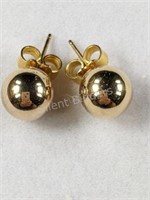 10K Yellow Gold Earrings