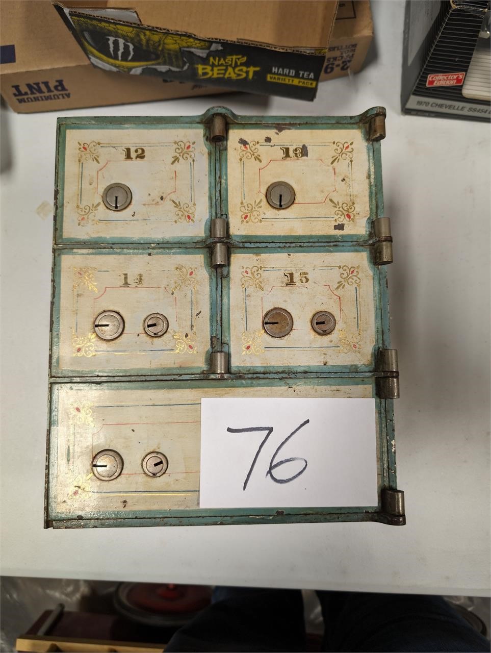 Vintage Heavy Duty Mail Lock Box