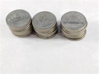 1970 - 1980 Canada Dollar Coins