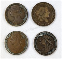 1867 - 1899 Large One Penny Coins