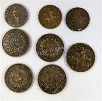 1895 - 1916 Liberte & Republica Argentina Coins