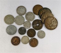1800's - Early 1900's World Coins