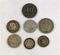 1865s - 1907 World Silver Coins