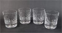 Cross & Olive Crystal Low Ball Glasses
