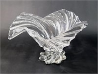 Designer Swirl Heavy Glass Display Bowl