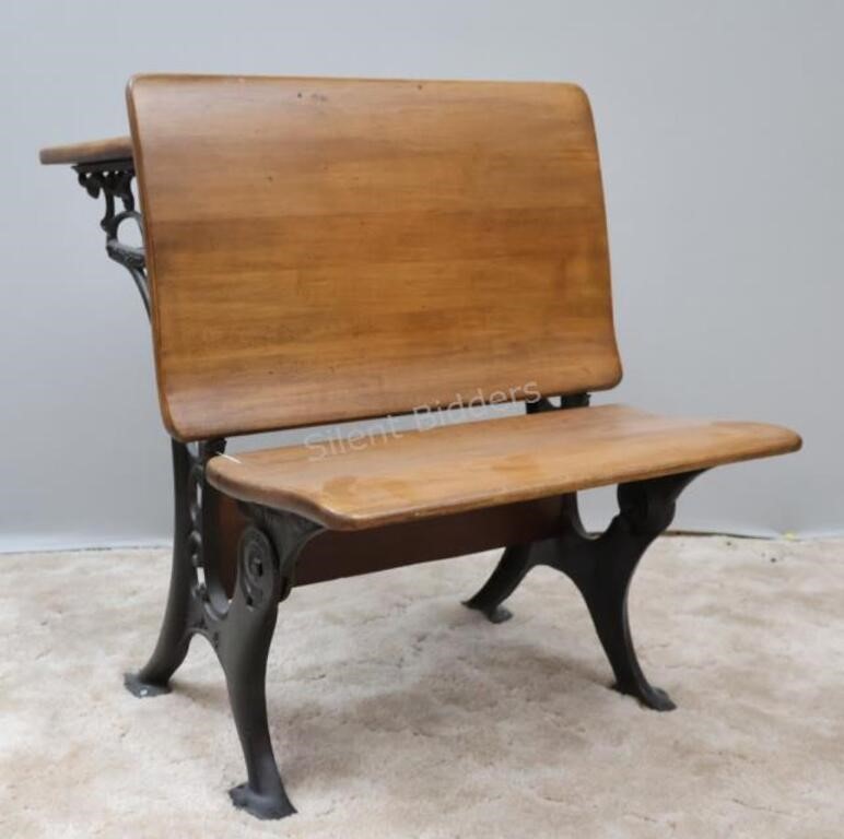 Antique Children's School Desk/Bench