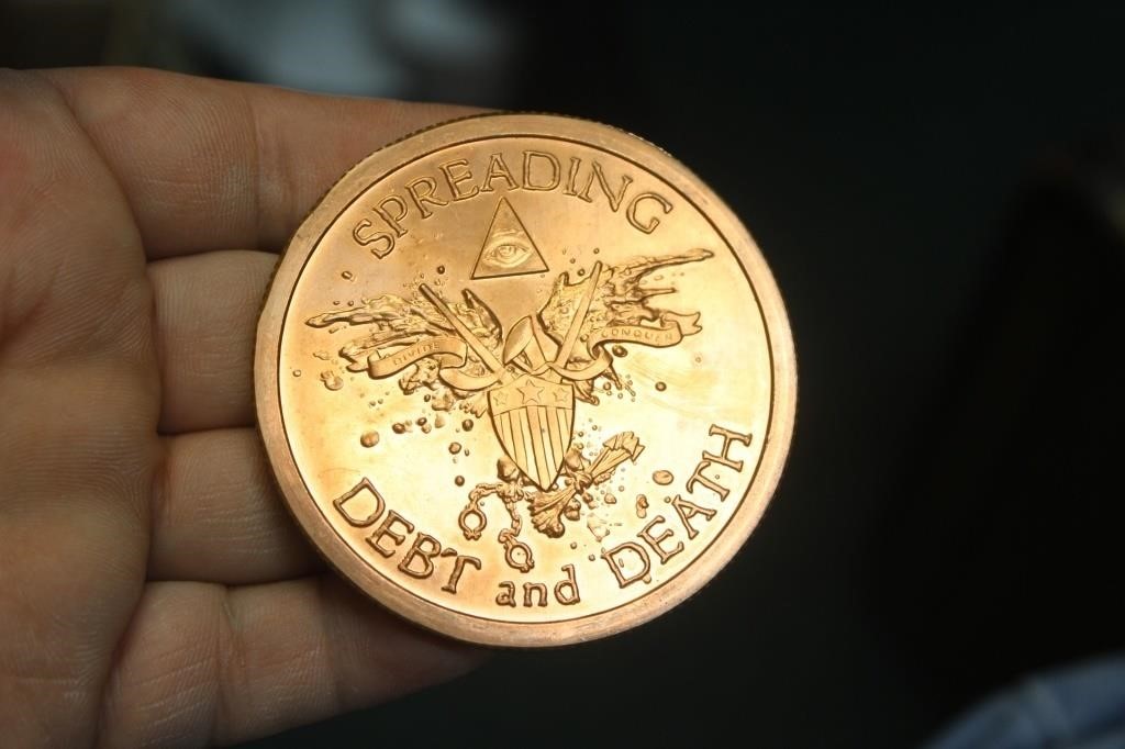 5 Ounces Copper Coin