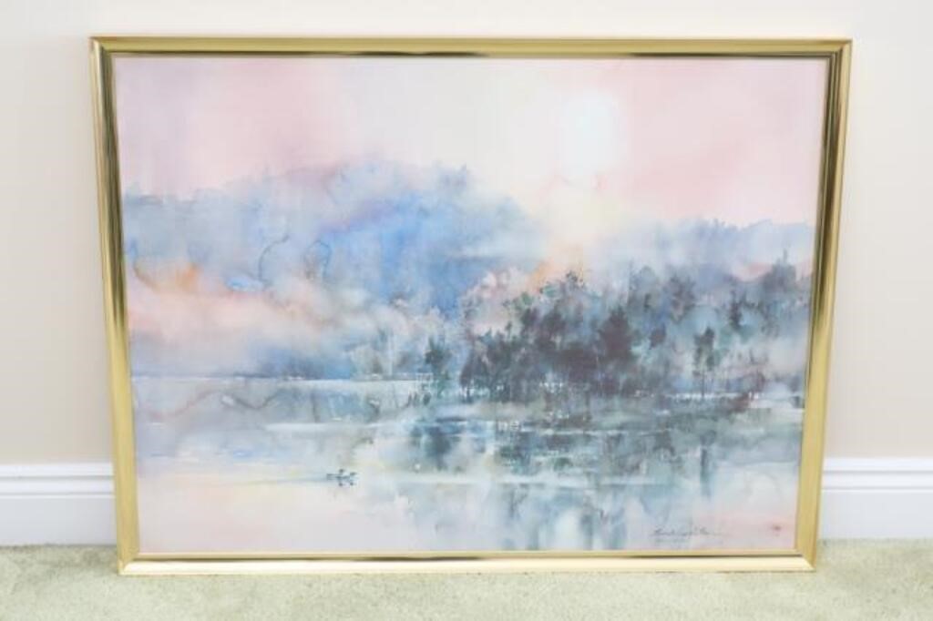 Brent Heighton, Loons in the Mist Framed Print Art