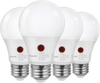 NEW 4PK LED Dusk to Dawn Sensor Light Bulbs