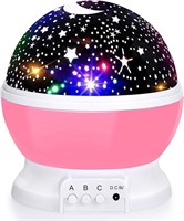 NEW LED Night Light Projector PINK