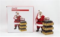 Coca-Cola Kurt Adler Santa w/ Delivery Cart NIB